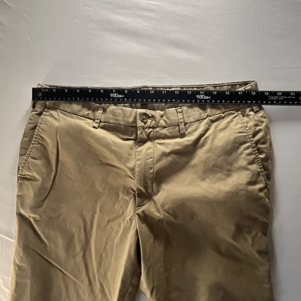 Banana Republic Slim Lived-In Chino Pant Acorn Brown Tan 38 X 36